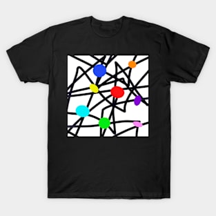 Zig Zag Three abstract art T-Shirt